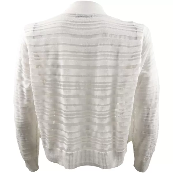 Calvin Klein Womens ShrugWhite Sheer Knit