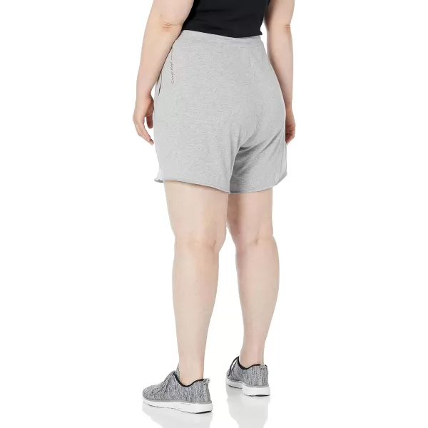 Calvin Klein Womens Size Performance Womans Plus Active ShortPearl Grey Heather