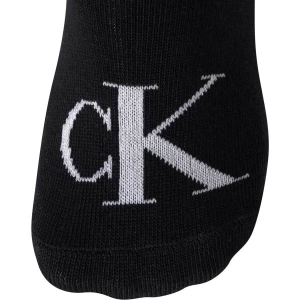 Calvin Klein Womens Socks  Comfort Cuff Sneaker Liner 6 PackBlack Assorted