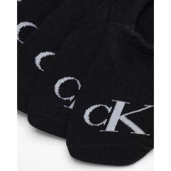 Calvin Klein Womens Socks  Comfort Cuff Sneaker Liner 6 PackBlack Assorted