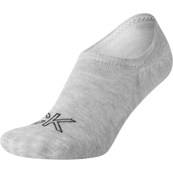 Calvin Klein Womens Socks  Comfort Cuff Sneaker Liner 6 PackGreyWhiteBlack