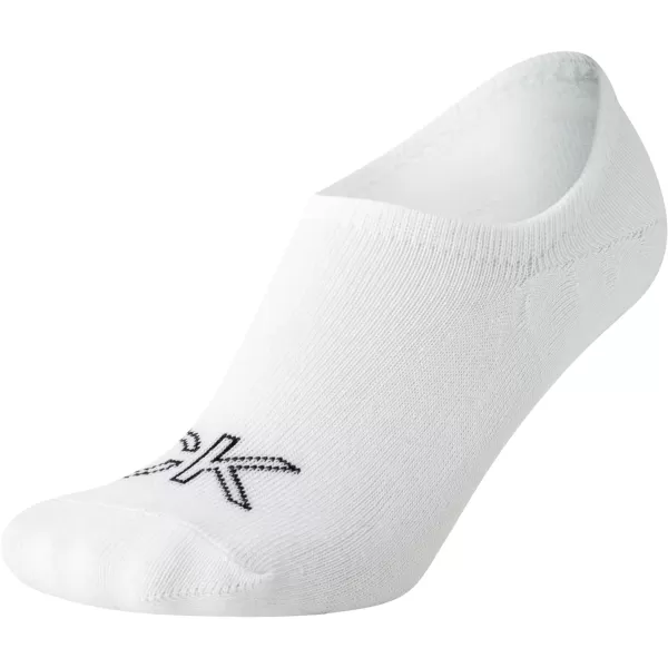 Calvin Klein Womens Socks  Comfort Cuff Sneaker Liner 6 PackWhite