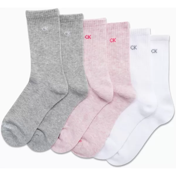 Calvin Klein Womens Socks  Cushion Athletic Crew Socks 12 PackAssorted