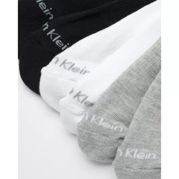 Calvin Klein Womens Socks  Cushion Athletic Crew Socks 12 PackGrey Assorted