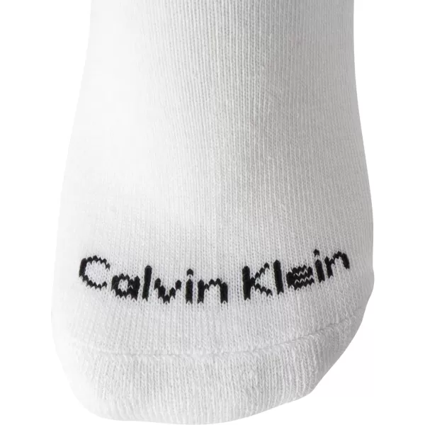 Calvin Klein Womens Socks  Cushion Athletic Crew Socks 12 PackPure White