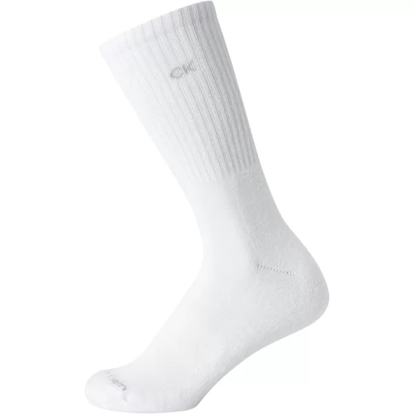 Calvin Klein Womens Socks  Cushion Athletic Crew Socks 4 PackWhite