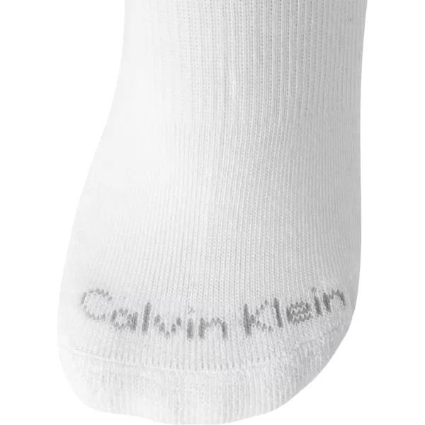 Calvin Klein Womens Socks  Cushion Athletic Crew Socks 4 PackWhite