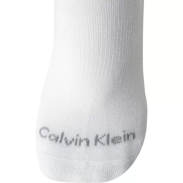 Calvin Klein Womens Socks  Cushion Athletic Crew Socks 6 PackWhite