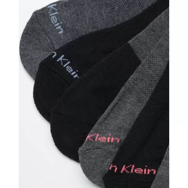 Calvin Klein Womens Socks  Cushion No Show Socks 6 PackBlackGrey