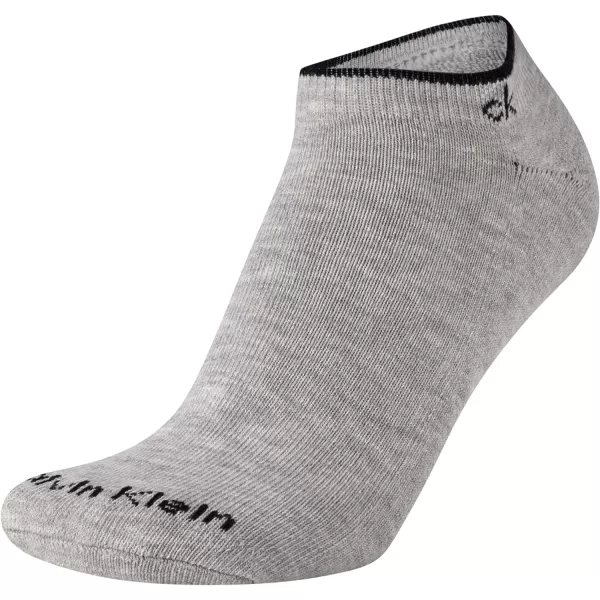 Calvin Klein Womens Socks  Cushion No Show Socks 6 PackGrey Assorted