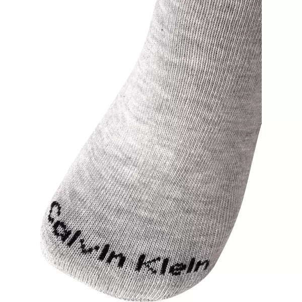 Calvin Klein Womens Socks  Cushion No Show Socks 6 PackGrey Assorted