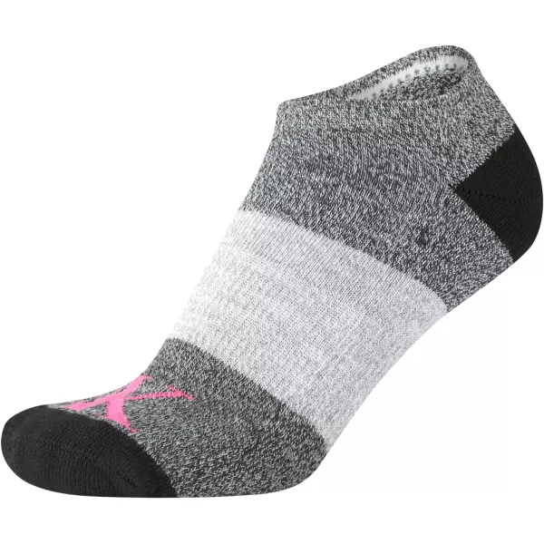 Calvin Klein Womens Socks  Cushion No Show Socks 6 PackGreyBlack Logo