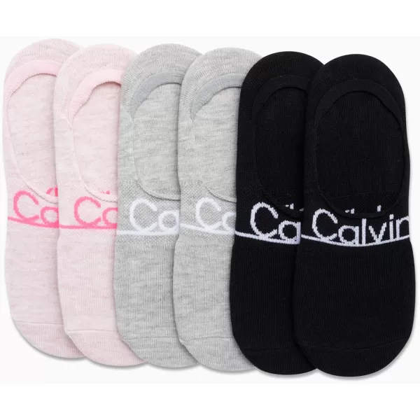 Calvin Klein Womens Socks  Lightweight No Show Liners 6 PackAssorted