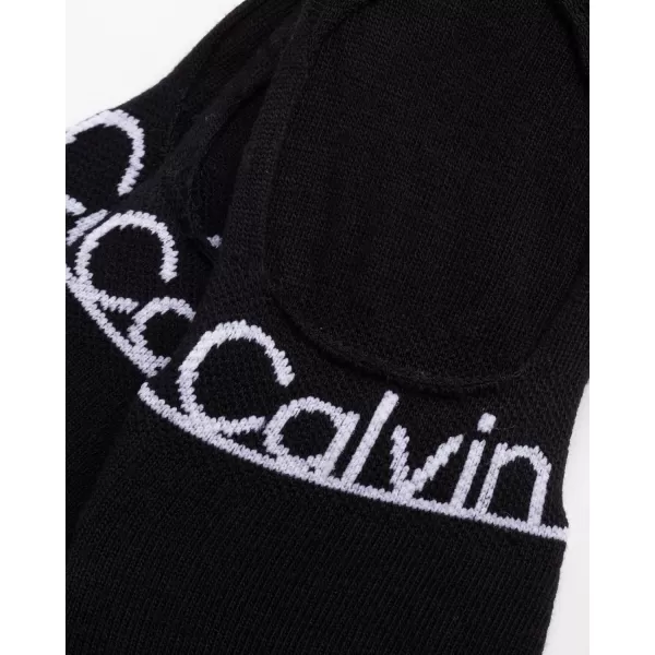 Calvin Klein Womens Socks  Lightweight No Show Liners 6 PackBlack