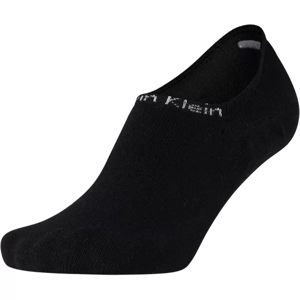 Calvin Klein Womens Socks  Lightweight No Show Liners 6 PackWhiteBlack Assorted