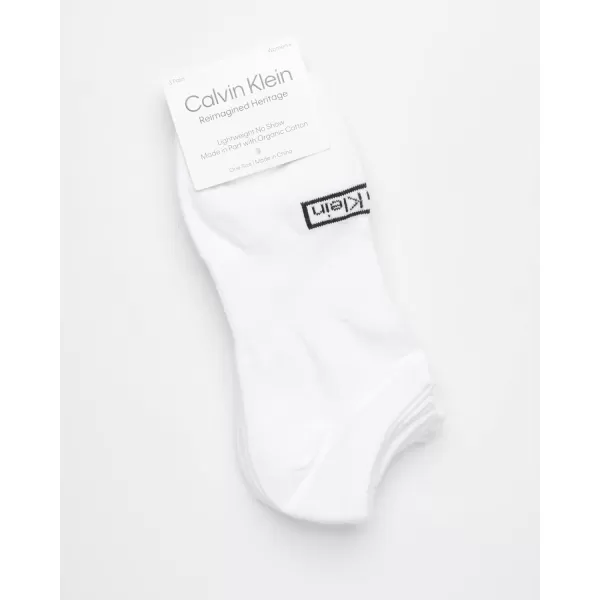 Calvin Klein Womens Socks  Lightweight No Show Socks 6 PackAll White