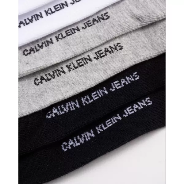 Calvin Klein Womens Socks  Lightweight No Show Socks 6 PackAssorted Logo