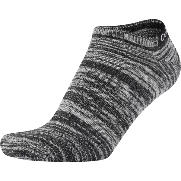 Calvin Klein Womens Socks  Lightweight No Show Socks 6 PackCharcoal Heather