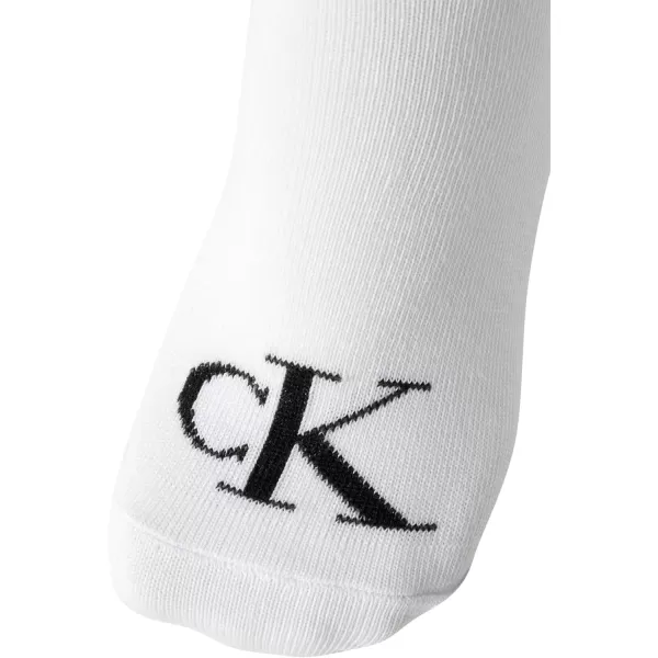 Calvin Klein Womens Socks  Lightweight No Show Socks 6 PackWhite Logo