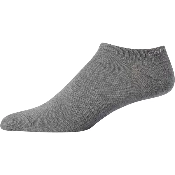 Calvin Klein Womens Socks  Lightweight No Show Socks 6 PackWhiteRoseEcruOatmeal Pale Grey Heather