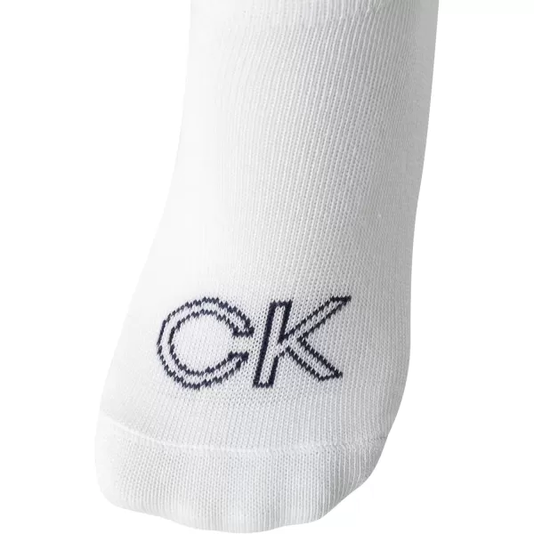 Calvin Klein Womens Socks  Lightweight Performance NoShow Liners 12 PackWhite