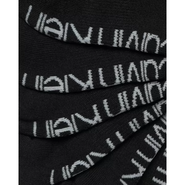 Calvin Klein Womens Socks  Lightweight Quarter Cut Ankle Socks 3 or 6 PackAll Black6 Pack