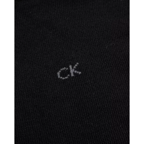 Calvin Klein Womens Socks  Roll Cuff Crew Socks 3 PackAll Black