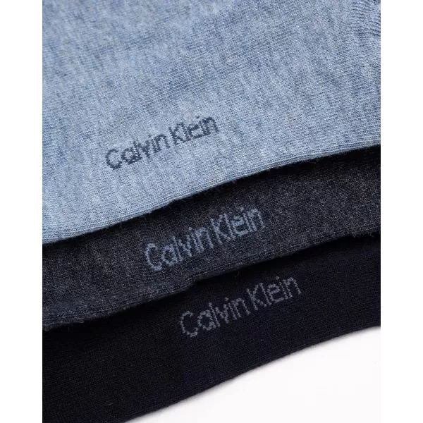 Calvin Klein Womens Socks  Roll Cuff Crew Socks 3 PackAssorted