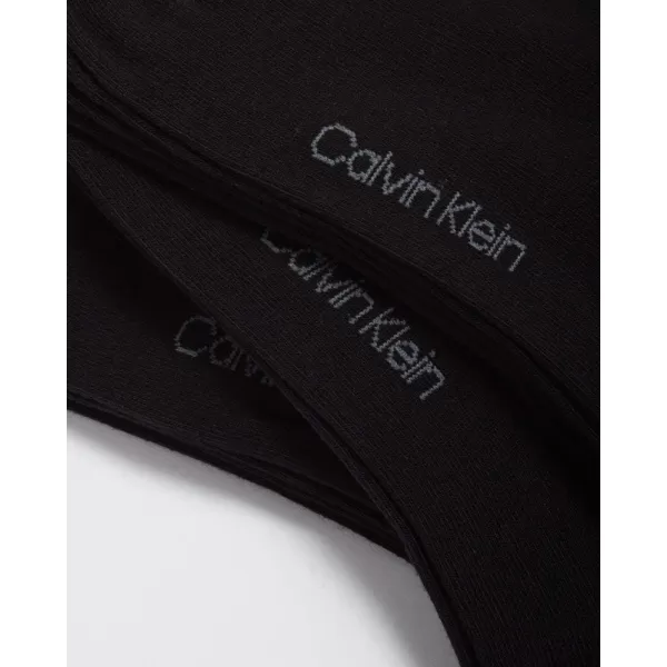 Calvin Klein Womens Socks  Roll Cuff Crew Socks 6 PackBlack