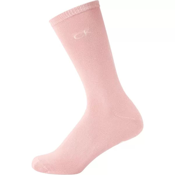 Calvin Klein Womens Socks  Sustainable SuperSoft Luxury Cushion Athletic Crew Socks 3 PackTan