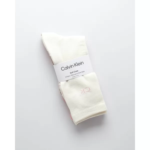 Calvin Klein Womens Socks  Sustainable SuperSoft Luxury Cushion Athletic Crew Socks 3 PackTan