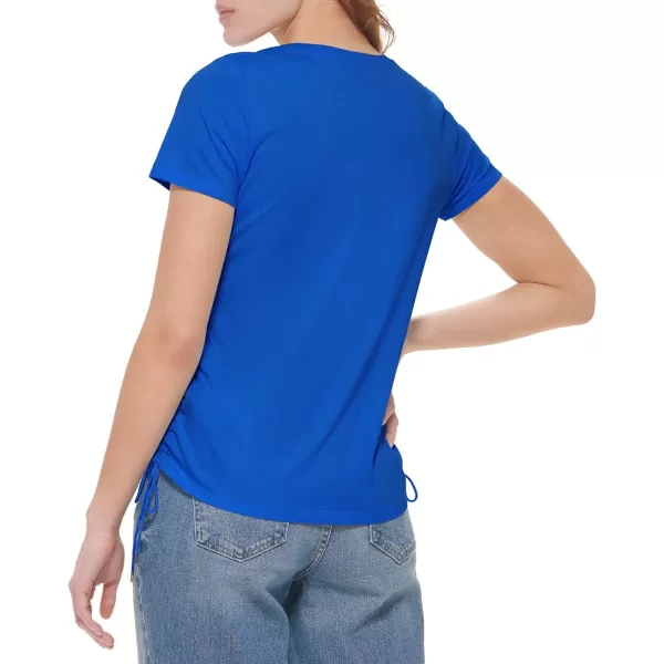 Calvin Klein Womens Sportswear Essential Comfortable Cotton Modal Jersey T ShirtKlein Blue