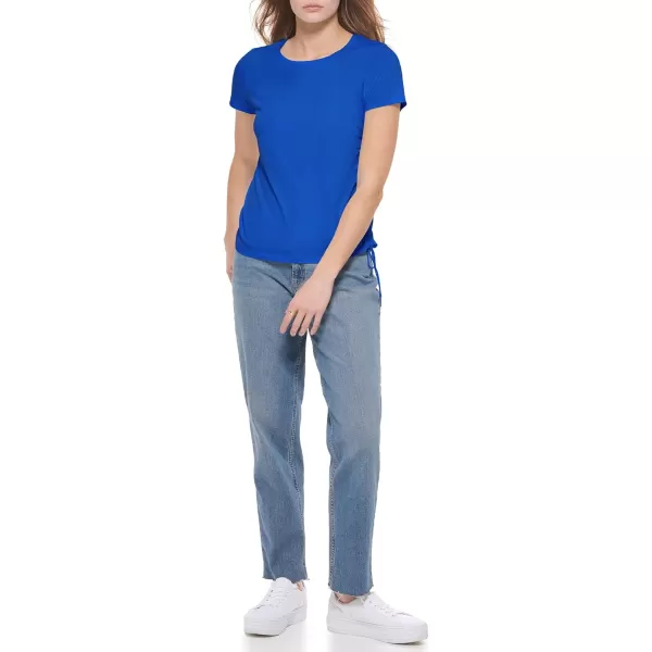 Calvin Klein Womens Sportswear Essential Comfortable Cotton Modal Jersey T ShirtKlein Blue