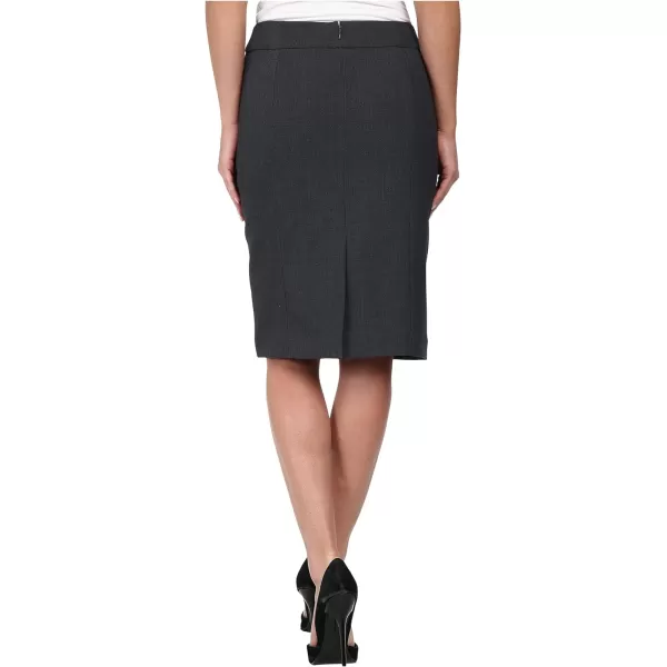 Calvin Klein Womens Straight Fit Suit Skirt Regular and Plus SizesCharcoal