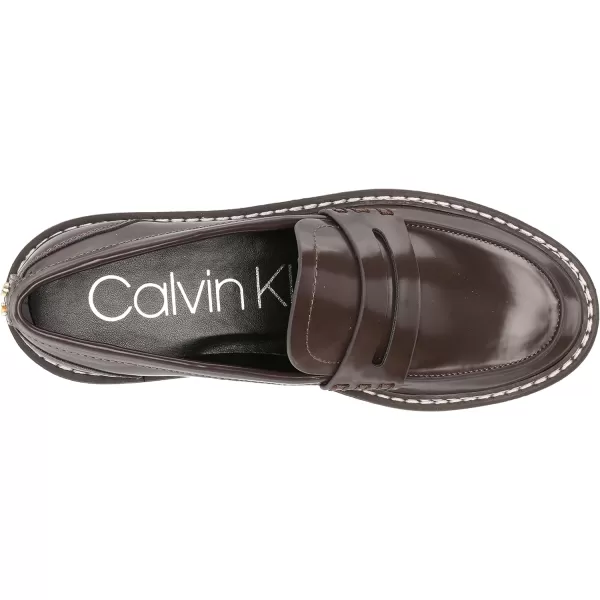 Calvin Klein Womens Suzie LoaferDark Brown