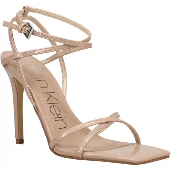 Calvin Klein Womens Tegin Heeled SandalBarley Nude 110