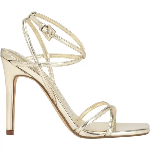 Calvin Klein Womens Tegin Heeled SandalGold