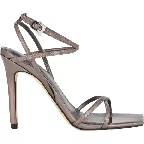 Calvin Klein Womens Tegin Heeled SandalPewter