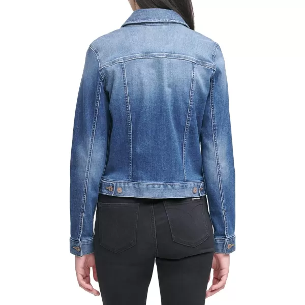 Calvin Klein Womens Trucker Denim JacketMalibu