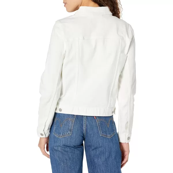 Calvin Klein Womens Trucker Denim JacketWhite