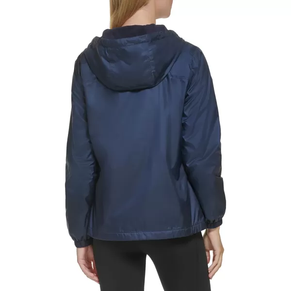 Calvin Klein Womens Zip Front WindbreakerClassic Blue