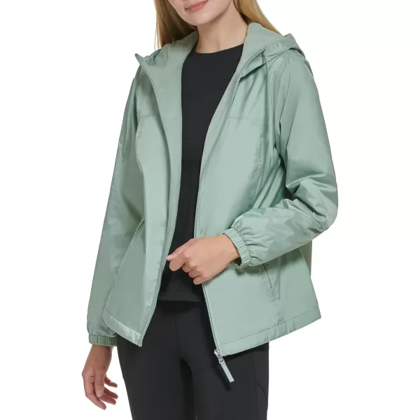 Calvin Klein Womens Zip Front WindbreakerIced Sage