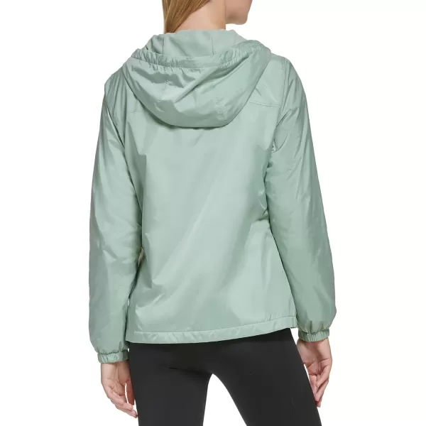 Calvin Klein Womens Zip Front WindbreakerIced Sage