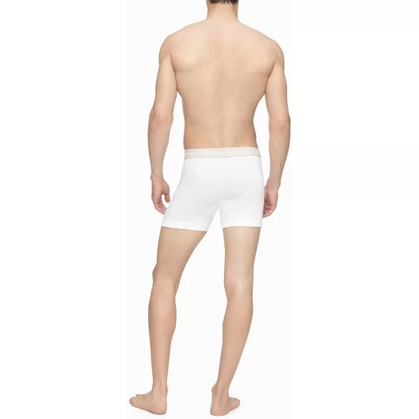 Calvin Klein mens Cotton Classics 3Pack Boxer Brief3 White