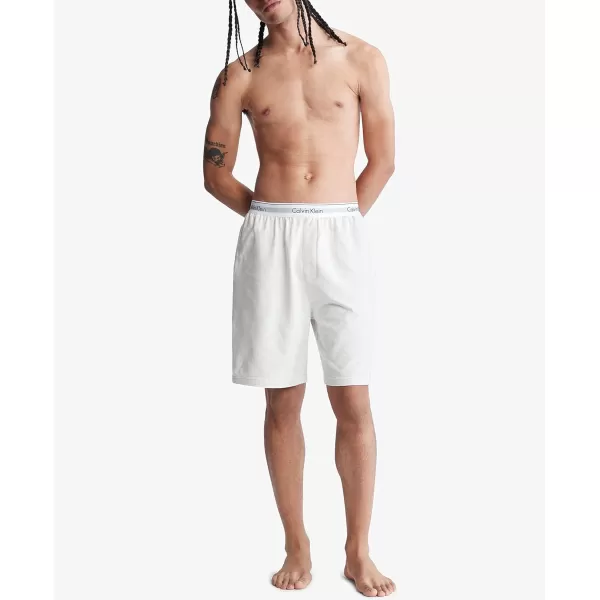 Calvin Klein mens Modern Cotton Lounge Sleep ShortsGrey Heather