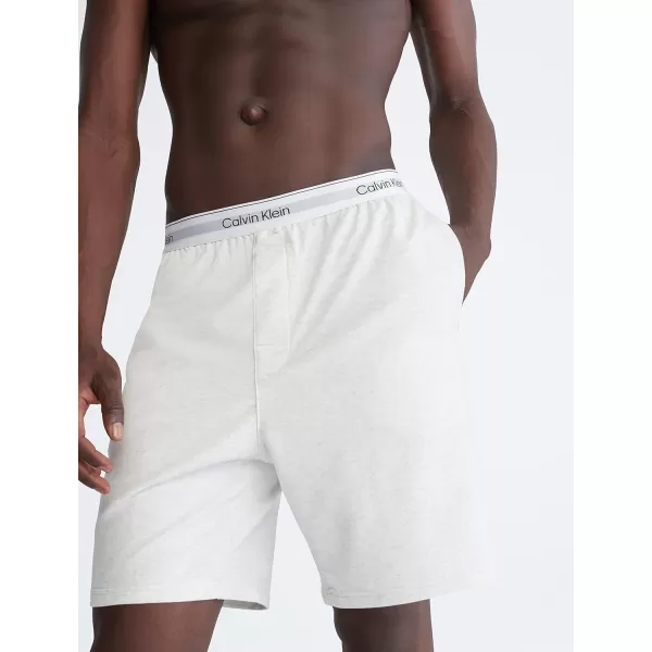 Calvin Klein mens Modern Cotton Lounge Sleep ShortsSnow Heather