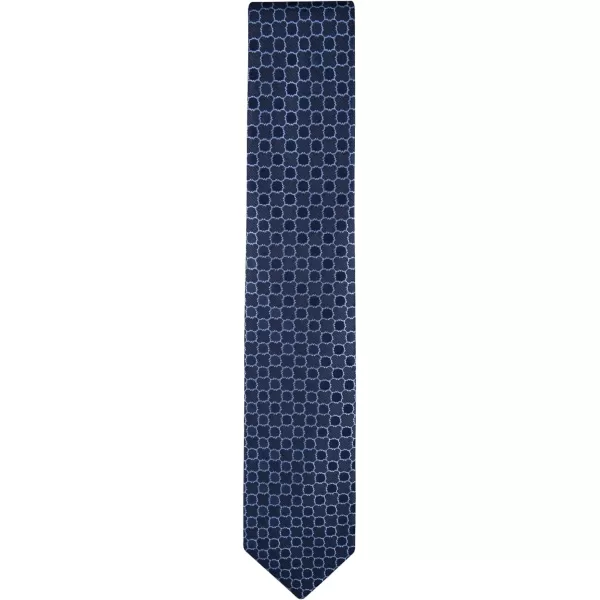 Calvin Klein mens Navy TiesNavy Medallion