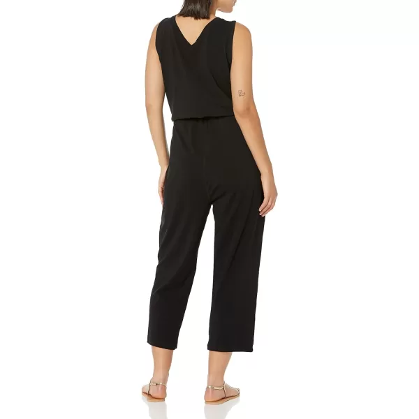 Calvin Klein womens Designer Logo Jumpsuit Romper WDrawstringBlk 2