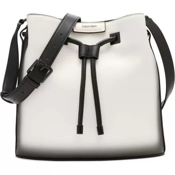 Calvin Klein Ash Bucket CrossbodyCherub WhiteBlack