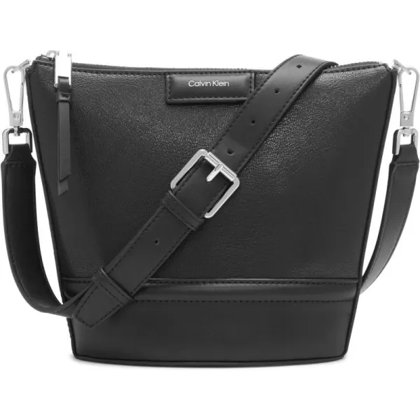 Calvin Klein Ash NorthSouth CrossbodyBlackSilver